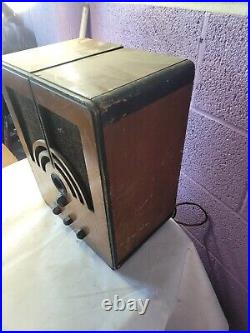 Antique Vintage Wood Philco Radio Model 60 SELLING AS PARTS PARTS