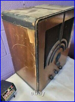 Antique Vintage Wood Philco Radio Model 60 SELLING AS PARTS PARTS