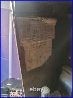 Antique Vintage Wood Philco Radio Model 60 SELLING AS PARTS PARTS