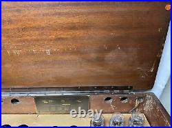 Antique Vtg Rare American Bosch Corp. Model 28 Tube Radio For Parts Or Repair