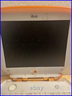 Apple iBook G3 M2453 Clamshell Laptop Vintage Untested Parts