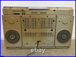 As-is / For parts Sharp VZ-V2 Double Sided Playing Portable Stereo 100V AC