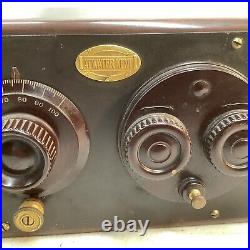 Atwater Kent Model 30 Antique Tube Radio Receiver Parts or Restore