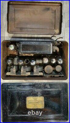 Atwater Kent Model 42 Vintage Tube Radio Black Metal Parts Only Untested