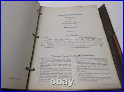Atwater Kent Service Manual & Parts List Binder c 1928 Various AK Models