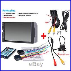 Autos 12V 2 Din 7 Touch Screen Video Radio Audio Stereo MP5 Player FM Bluetooth
