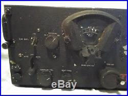 BC-348-R WW2 US Military Tube Radio Rcrv Vintage Signal Corps Parts/Restoration