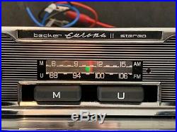BECKER EUROPA II STEREO 662 Vintage Classic Car Radio WIRED MP3 MODERN INTERNALS