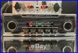 BECKER EUROPA STEREO US Vintage Chrome Classic Car FM RADIO +MP3 WARRANTY MINT