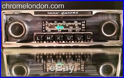 BECKER EUROPA Vintage Chrome Classic Car FM RADIO +BLUETOOTH MINT 1 YR WARRANTY