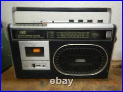 BEST OFFER VINTAGE JVC RC-443 JW RADIO With TAPE PLAYER POWERS UP NO SOUND PARTS