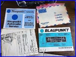 BLAUPUNKT BAMBERG CR STEREO Vintage Classic Car FM Radio Cassette +MP3 MIC BOOKS