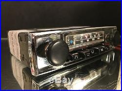 BLAUPUNKT ESSEN Vintage Chrome Classic Car FM Radio +MP3 WARRANTY REFURBISHED