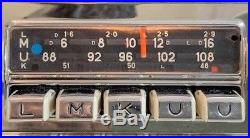 BLAUPUNKT FRANKFURT Vintage Chrome Classic Car 108 FM RADIO +MP3 1 YEAR WARRANTY