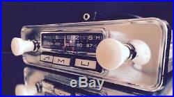 BLAUPUNKT MANNHEIM 12+/- Ivory Vintage Chrome Classic Car FM Radio +MP3 WARRANTY