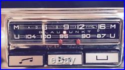 BLAUPUNKT MANNHEIM 12+/- Ivory Vintage Chrome Classic Car FM Radio +MP3 WARRANTY