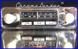 BLAUPUNKT MANNHEIM Ivory Vintage Chrome Classic Car FM Radio MP3 1 YEAR WARRANTY