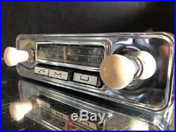 BLAUPUNKT MANNHEIM Ivory Vintage Chrome Classic Car FM Radio MP3 1 YEAR WARRANTY