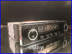 BLAUPUNKT MANNHEIM Vintage Chrome Classic Car FM Radio +MP3 WARRANTY REFURBISHED