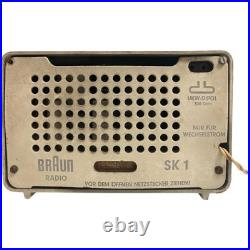 BRAUN SK1 Radio Receiver Dieter Rams Design As Is Junk For Parts Repair Vintage