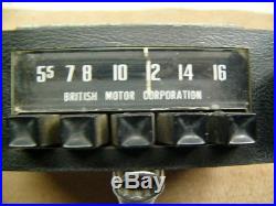 BRITISH MOTOR CORP VINTAGE RADIO for Austin-Healey 3000 or 100/6, Sprite, Midget