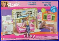 Barbie Radio House 2000 Mattel Canada 48152 Sealed Box Working FM Radio Rocks