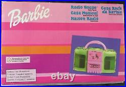 Barbie Radio House 2000 Mattel Canada 48152 Sealed Box Working FM Radio Rocks