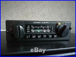 Becker Europa 598 Kurier, vintage car radio, Mercedes Benz w115, w116, w123