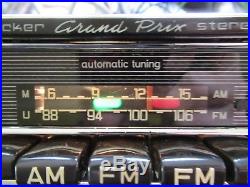 Becker Grand Prix Stereo Vintage AM FM Amplifier Pinstripe Mercedes Radio