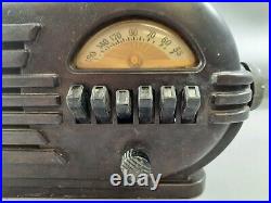 Belmont Model 6D111 Bakelite Push Button Tube Radio Parts Only
