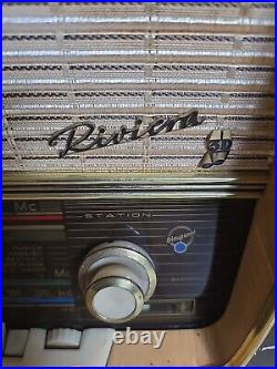 Blaupunkt Riviera 3D German Tube Radio AM FM SW Type 2643 For Parts Or Repair