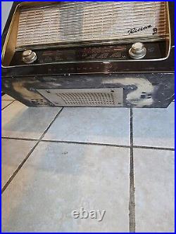 Blaupunkt Riviera 3D German Tube Radio AM FM SW Type 2643 For Parts Or Repair