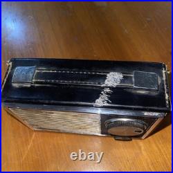 Bradford lether Vintage 1950s Transistor Radio for Parts Or Repair Untested