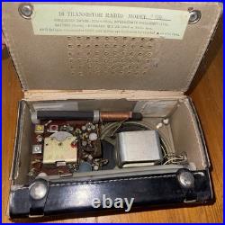 Bradford lether Vintage 1950s Transistor Radio for Parts Or Repair Untested