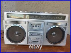 CEC OL-7540 vintage boombox cassette recorder radio parts box