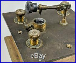 CRYSTAL RADIO 1920s FRENCH VINTAGE SET Original untested for parts
