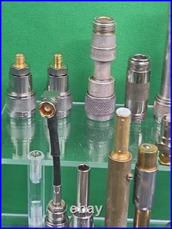 Cable repair 93 Piece RF Coaxial Adapter Parts New Used Connector Vintage USA