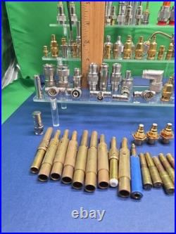 Cable repair 93 Piece RF Coaxial Adapter Parts New Used Connector Vintage USA