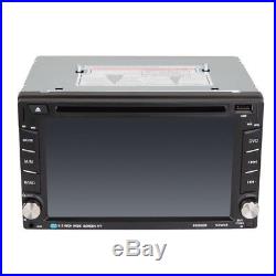 Car Video Player 6.2 Touch 2-DIN Car In-Dash Radio Bluetooth DVD CD Player GPS