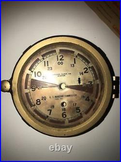 Chelsea Radio Room Clock Rare Vintage For Parts S184