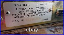 Cobra 142 GTL 40 Channel Base Station CB Radio (Parts/Repair)