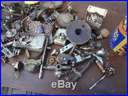 Collection of Vintage Radio Tv Dial Switches, Knobs, Fuses & other Parts