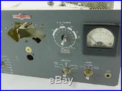 Collins 32S-1 Vintage Ham Radio Transmitter Winged Emblem WE Parts Unit SN 10768