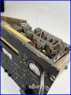 Collins 70E-15 PTO Receiver Panel Vintage 51J/R-388 Tube RF Untested Parts 42lbs