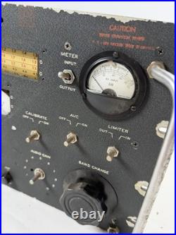 Collins 70E-15 PTO Receiver Panel Vintage 51J/R-388 Tube RF Untested Parts 42lbs