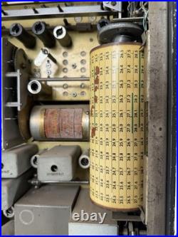 Collins 70E-15 PTO Receiver Panel Vintage 51J/R-388 Tube RF Untested Parts 42lbs