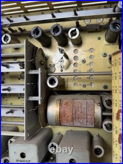 Collins 70E-15 PTO Receiver Panel Vintage 51J/R-388 Tube RF Untested Parts 42lbs