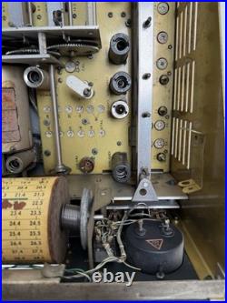 Collins 70E-15 PTO Receiver Panel Vintage 51J/R-388 Tube RF Untested Parts 42lbs