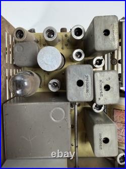 Collins 70E-15 PTO Receiver Panel Vintage 51J/R-388 Tube RF Untested Parts 42lbs