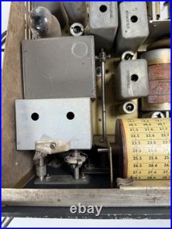 Collins 70E-15 PTO Receiver Panel Vintage 51J/R-388 Tube RF Untested Parts 42lbs